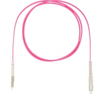 Оптический коммутационный шнур DATAREX патч-корд lc-sc simplex om4 нга-hf маджента 20 м DR-220139