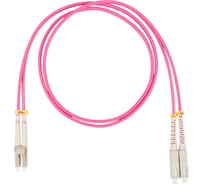 Оптический коммутационный шнур DATAREX патч-корд lc-sc duplex om4 нга-hf маджента 0,5 м DR-220170