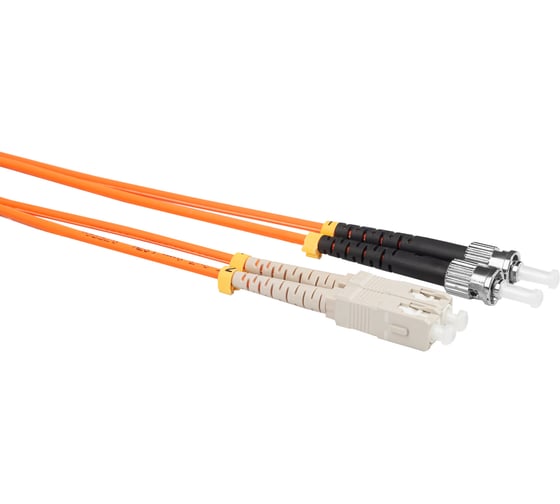 Оптический коммутационный шнур (патч-корд) DATAREX sc-st duplex om2 нга-hf оранжевый 1,5 м DR-221352