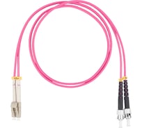 Оптический коммутационный шнур (патч-корд) DATAREX lc-st duplex om4 нга-hf маджента 10 м DR-220377
