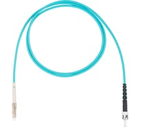 Оптический коммутационный шнур (патч-корд) DATAREX lc-st simplex om3 нга-hf бирюзовый 10 м DR-220327