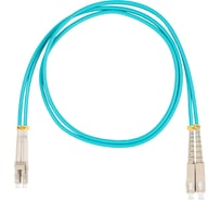 Оптический коммутационный шнур DATAREX патч-корд lc-sc duplex om3 нга-hf бирюзовый 10 м DR-220167