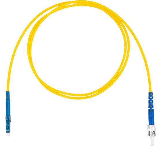 Оптический коммутационный шнур (патч-корд) DATAREX lc-st simplex os2 нга-hf желтый 3,0 м DR-220304 1