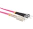 Оптический коммутационный шнур (патч-корд) DATAREX sc-st duplex om4 нга-hf маджента 1,0 м DR-221371 2