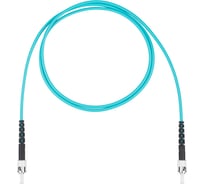 Оптический коммутационный шнур DATAREX патч-корд st-st simplex om3 нга-hf бирюзовый 20 м DR-223329