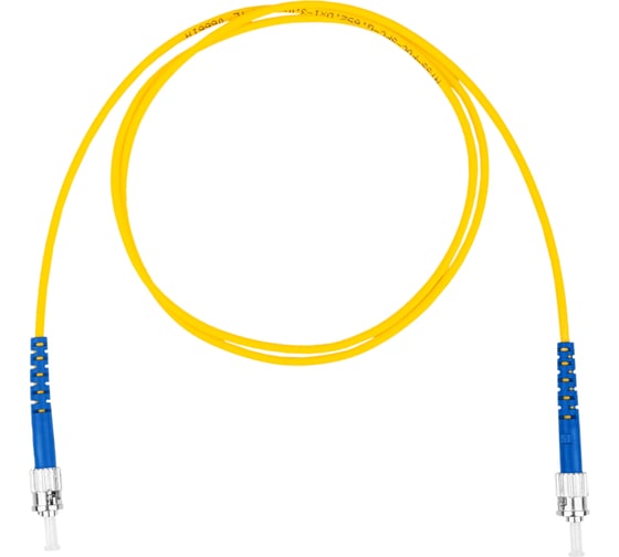 Оптический коммутационный шнур DATAREX патч-корд st-st simplex os2 нга-hf желтый 10 м DR-223307 1