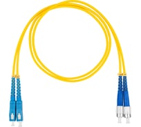 Оптический коммутационный шнур DATAREX патч-корд sc-fc duplex os2 нга-hf желтый 10 м DR-221247