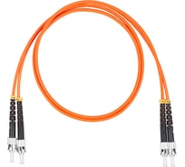Оптический коммутационный шнур DATAREX патч-корд st-st duplex om2 нга-hf оранжевый 2,0 м DR-223353