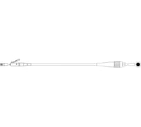 Монтажный оптический шнур DATAREX lc-fc, om3, нга-hf, бирюзовый, 3,0 м DR-224224