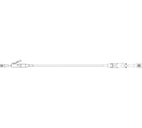 Монтажный оптический шнур DATAREX lc-sc, om3, нга-hf, бирюзовый, 3,0 м DR-224124