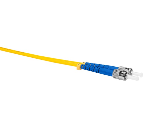 Оптический коммутационный шнур DATAREX патч-корд st-st duplex os2 нга-hf желтый 3,0 м DR-223344