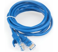 Патч-корд Гарнизон CCA light UTP кат.5e, 2м, литой, многожильный (синий), PC-UTP-5e-2-B