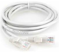 Патч-корд Гарнизон CCA light UTP кат.5e, 2м, литой, многожильный (серый), PC-UTP-5e-2
