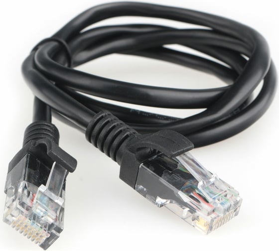 Патч-корд Гарнизон CCA light UTP кат.5e, 1м, литой, многожильный (черный), PC-UTP-5e-1-BK