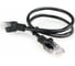 Патч-корд Гарнизон CCA light UTP кат.5e, 0.5м, литой, многожильный (черный), PC-UTP-5e-0.5-BK 1