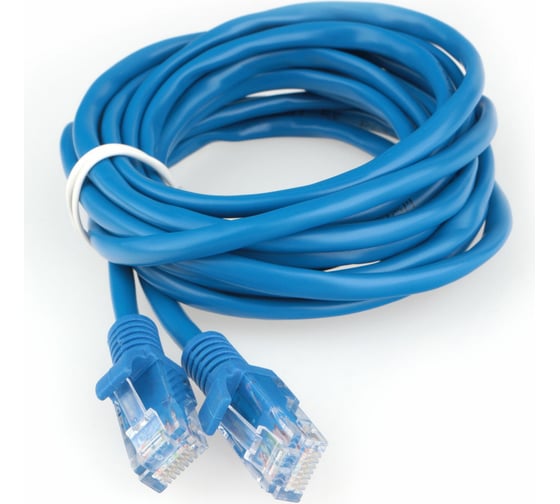 Патч-корд Гарнизон CCA light UTP кат.5e, 3м, литой, многожильный (синий), PC-UTP-5e-3-B