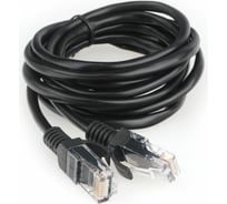 Патч-корд Гарнизон CCA light UTP кат.5e, 2м, литой, многожильный (черный), PC-UTP-5e-2-BK
