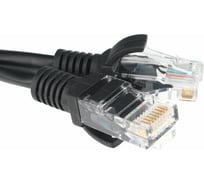 Патч-корд Гарнизон CCA light UTP кат.5e, 2м, литой, многожильный (черный), PC-UTP-5e-2-BK