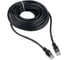 Литой многожильный патч-корд Cablexpert UTP категория 5e, 10м, (черный), PP12-10M/BK 1