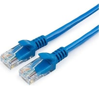 Литой многожильный патч-корд Гарнизон CCA light UTP категория 5e, 5м, (синий), PC-UTP-5e-5-B