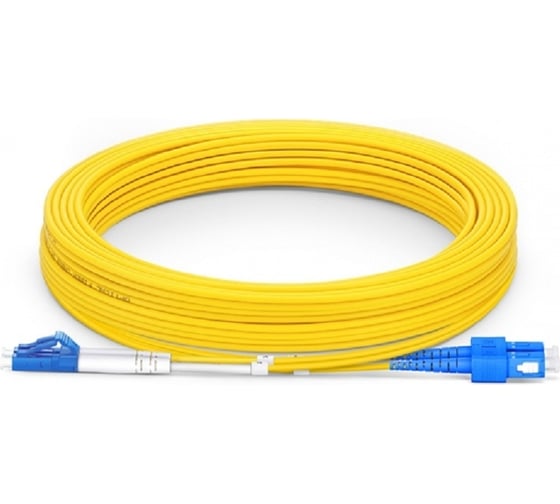 Оптический  дуплексный патч-корд TWT LC/UPC-SC/UPC, SM, 5.0 м TWT-2LC-2SC/SU-5.0