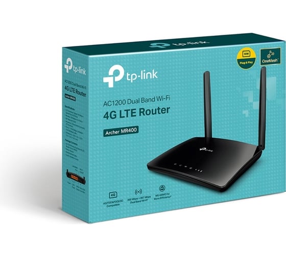 Двухдиапазонный 4g lte wi-fi роутер TP-Link Archer MR400