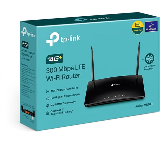 Двухдиапазонный гигабитный wi-fi роутер с поддержкой TP-Link Archer MR500