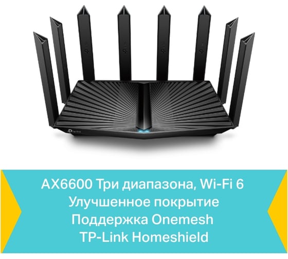 Трехдиапазонный гигабитный Wi-Fi роутер TP-Link Archer AX90