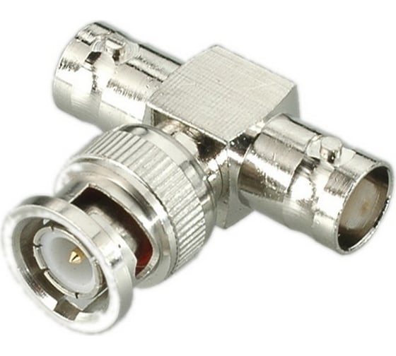 Переход BNC штекер - 2 х BNC гнездо Pro Legend T-connector металл, PL2349 1