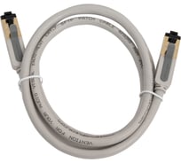Прямой патч-корд VENTION SFTP cat.7 RJ45 - 1м. Серый ICDHF