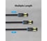 Прямой патч-корд VENTION SFTP cat.8 RJ45 - 2м. Черный Тканевая оплетка IKGBH 10