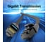 Прямой патч-корд VENTION UTP cat.6, RJ45 - 8м. плоский Черный IBJBK 5