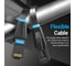 Прямой патч-корд VENTION UTP cat.6, RJ45 - 8м. плоский Черный IBJBK 8