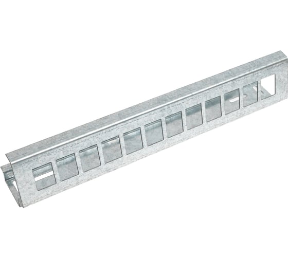 Патч-панель TEHNOPLAST 10" для 12 модулей RJ45 для распределительных щитков серии IT/COMBI PP10 PN133060