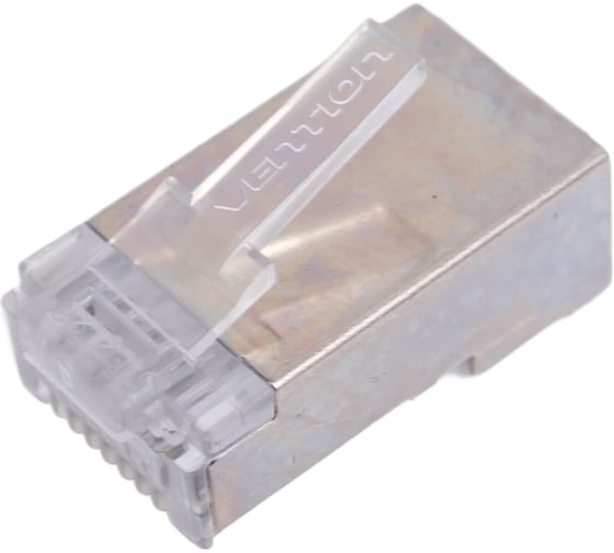 Коннектор RJ45 (8p8c) VENTION, FTP, cat. 6, под витую пару, экранированный (10шт.) IDCR0-10