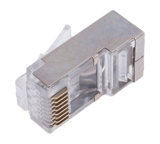 Коннектор RJ45 (8p8c) VENTION, FTP, cat. 6, под витую пару, экранированный (10шт.) IDCR0-10
