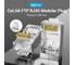Коннектор RJ45 (8p8c) VENTION, FTP, cat. 6A, под витую пару, экранированный (10шт.) IDFR0-10 4
