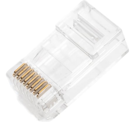 Коннектор RJ45 (8p8c) VENTION, UTP, cat. 6A, под витую пару (10шт.) IDGR0-10