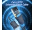 Прямой патч-корд удлинитель VENTION SSTP cat.6, RJ45 - 1.5м. Черный IBLBG 4