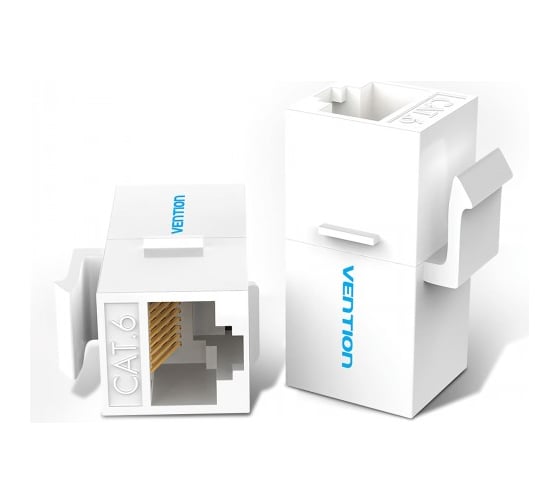 Адаптер-соединитель VENTION RJ45 F / RJ45 F 8p8c кат. 6, Белый IPGW0