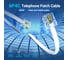 Кабель VENTION телефонный плоский RJ11 (6P4C) - 2м. Белый IQBWH 2