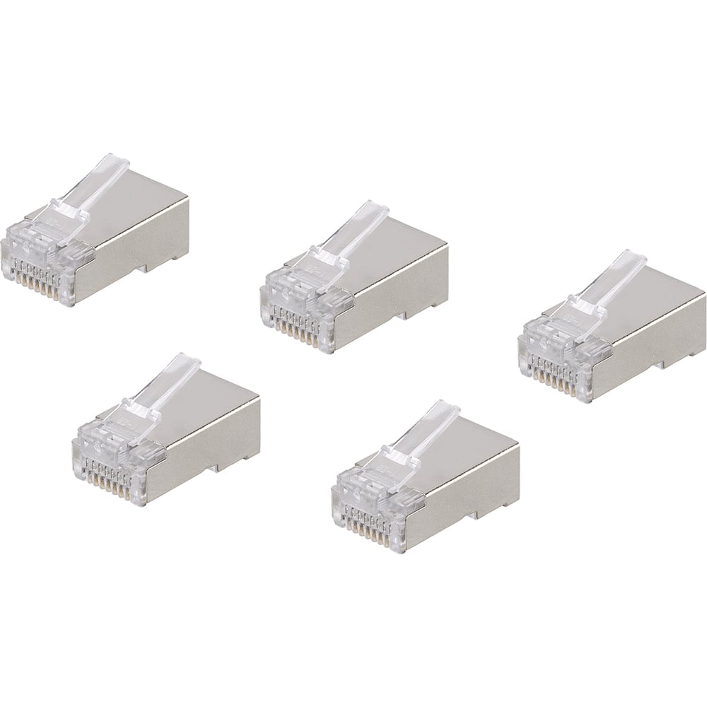 Разъем TDM rj-45 ftp для кабеля кат. 5е, 8p8c (5 шт) SQ0561-0025 ...