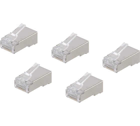 Разъем TDM rj-45 ftp для кабеля кат. 5е, 8p8c (5 шт) SQ0561-0025