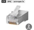 Коннектор для кабеля RJ-45 FTP категория 5Е TDM ELECTRIC в упаковке 2 штуки SQ0561-0026 2
