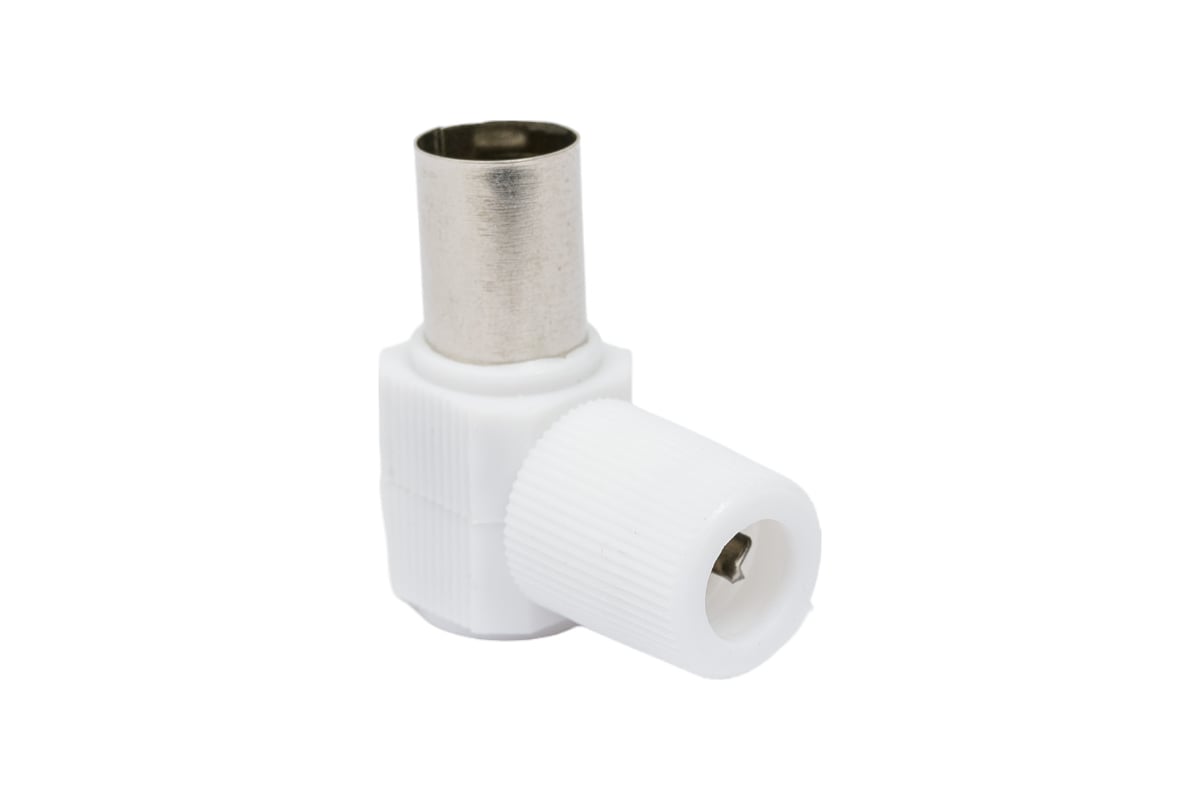 Антенное TV гнездо TDM угловое белое без пайки SQ1809-0016 - выгодная ...