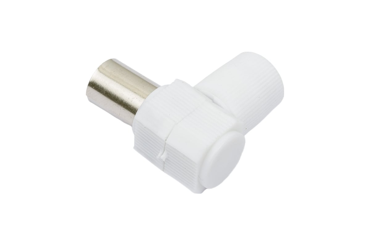 Антенное TV гнездо TDM угловое белое без пайки SQ1809-0016 - выгодная ...