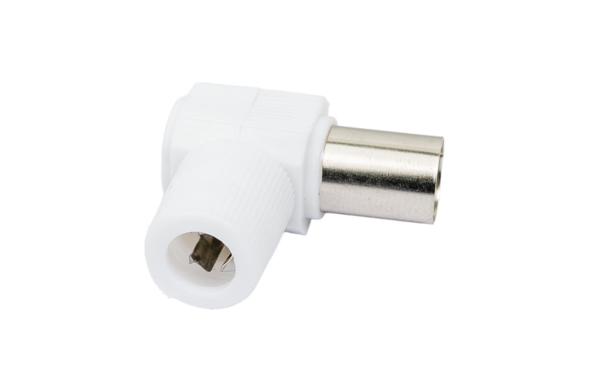Антенное TV гнездо TDM угловое белое без пайки SQ1809-0016 - выгодная ...