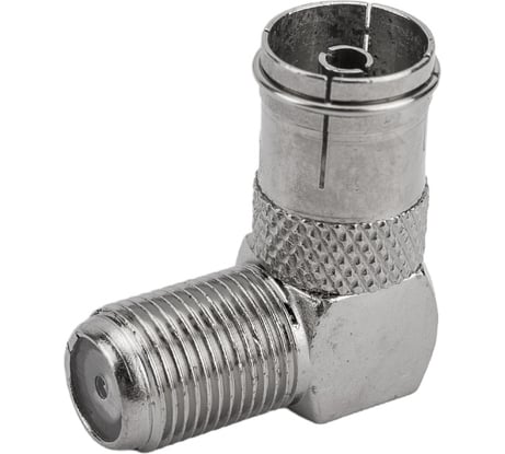 Угловой переходник TDM ELECTRIC гнездо F - гнездо TV SQ1809-0015