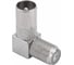 Угловой переходник TDM ELECTRIC гнездо F - штекер TV SQ1809-0013 2