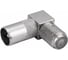 Угловой переходник TDM ELECTRIC гнездо F - штекер TV SQ1809-0013 5